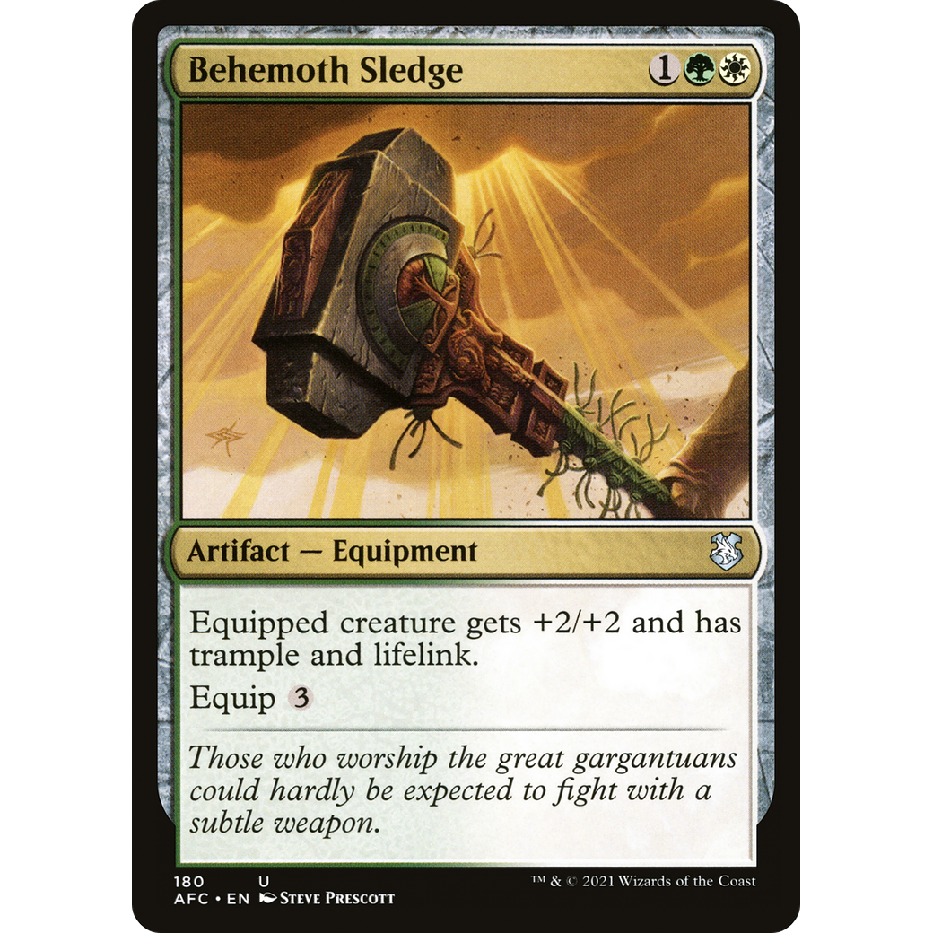 Behemoth Sledge (AFC-180) - Forgotten Realms Commander