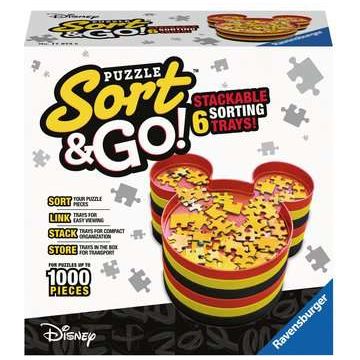 Puzzle Sort & Go! Disney Mickey Mouse Stacking Sorting Trays