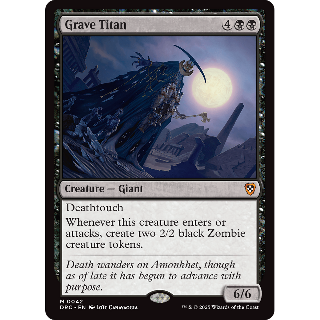 Grave Titan (DRC-042) - Commander: Aetherdrift Foil