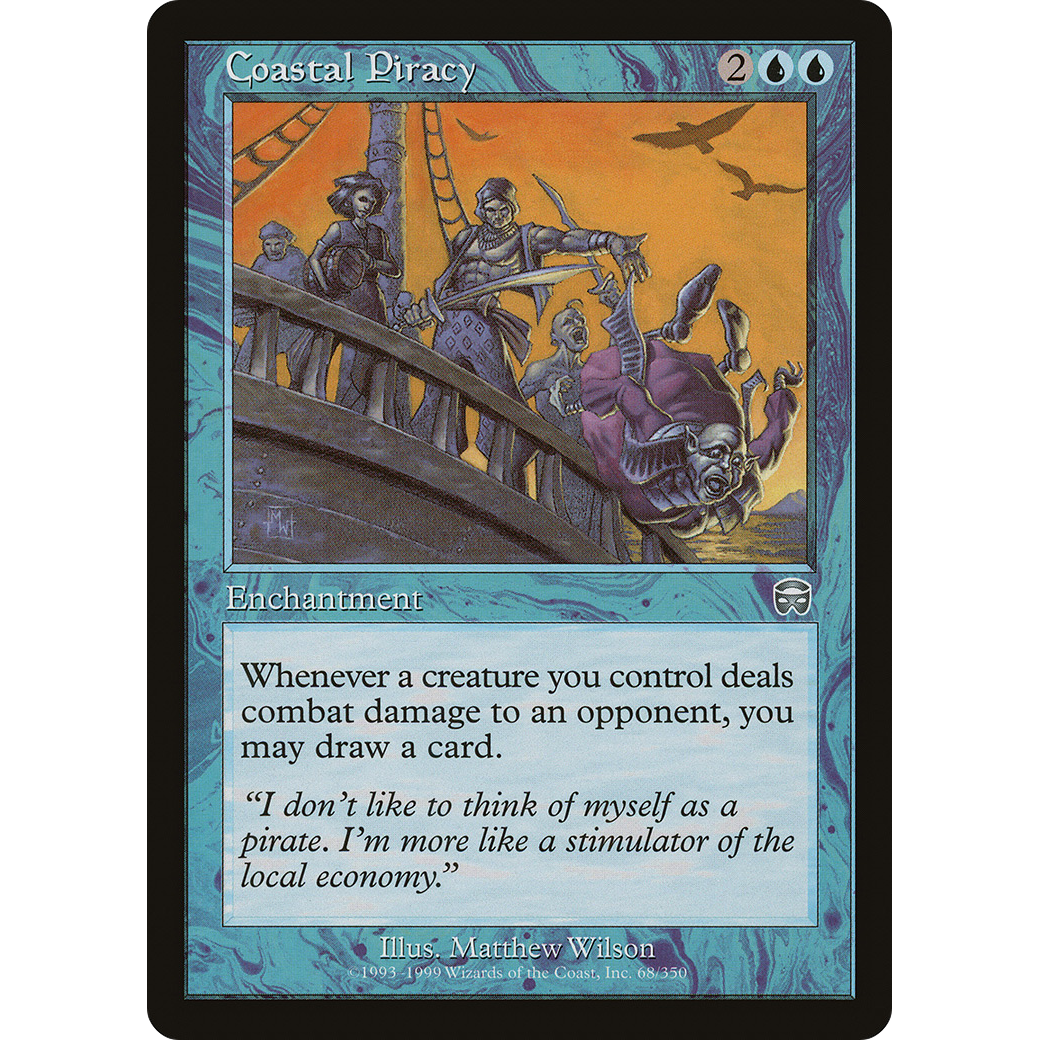 Coastal Piracy (MMQ-068) - Mercadian Masques Foil