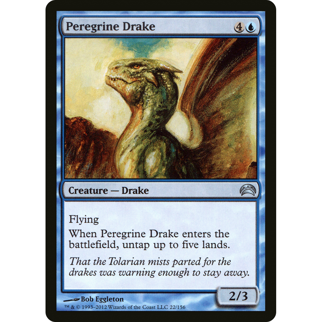 Peregrine Drake (PC2-022) - Planechase 2012