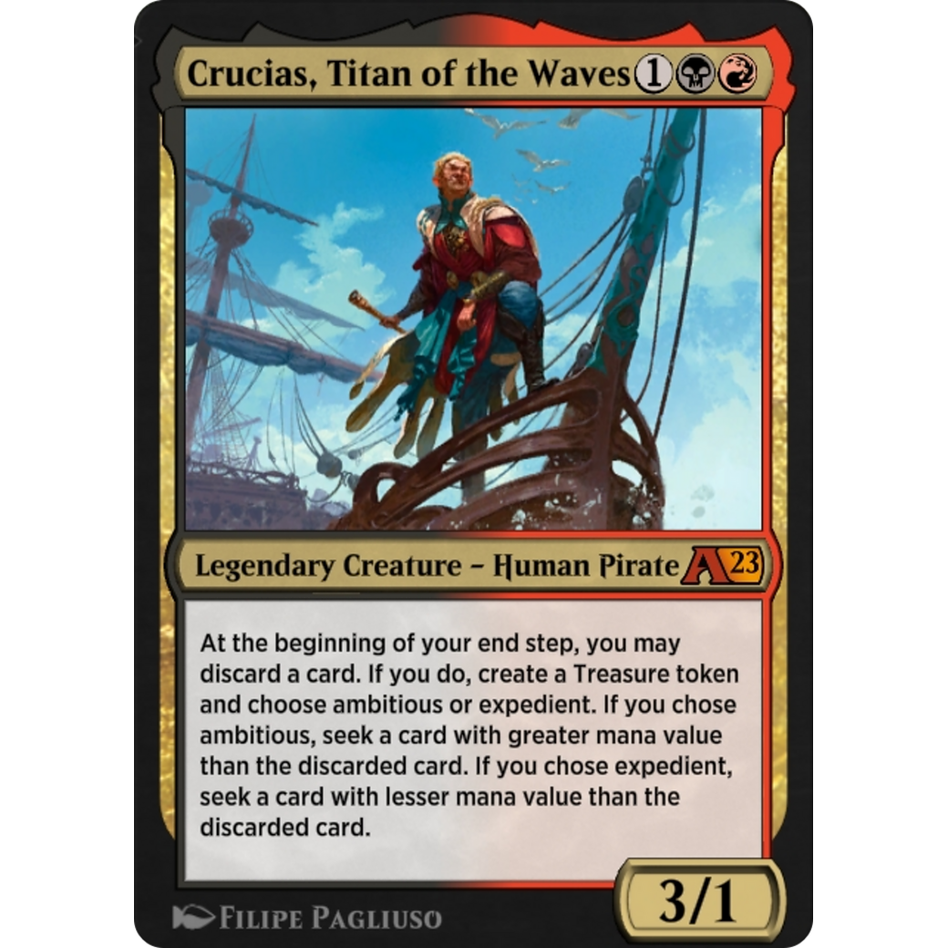 Crucias, Titan of the Waves (YBRO-018) - Alchemy: The Brothers' War
