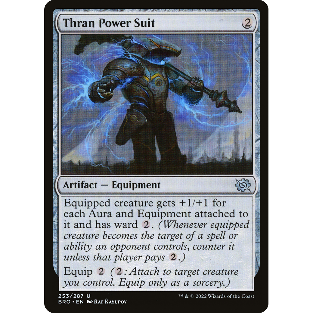 Thran Power Suit (BRO-253) - The Brothers' War Foil