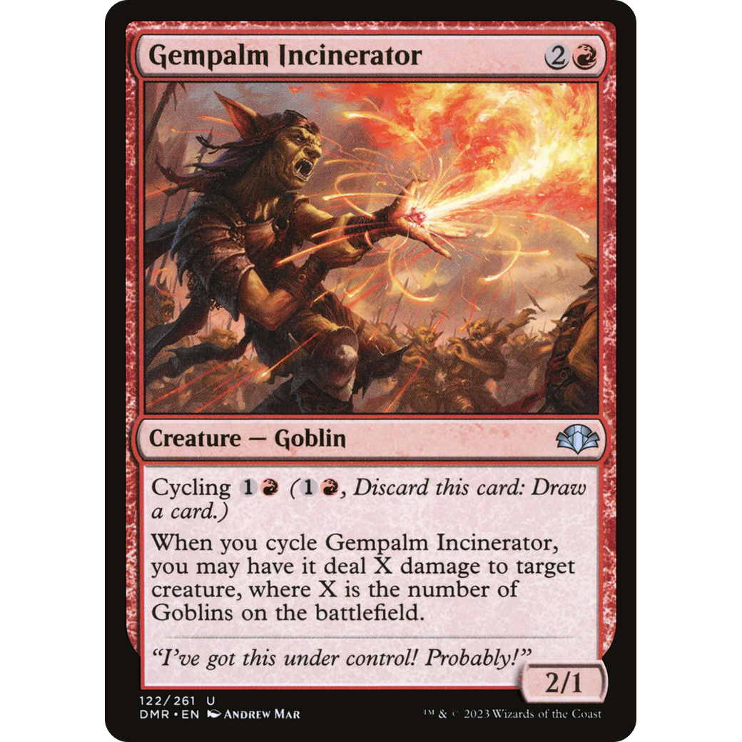 Gempalm Incinerator (DMR-122) - Dominaria Remastered Foil