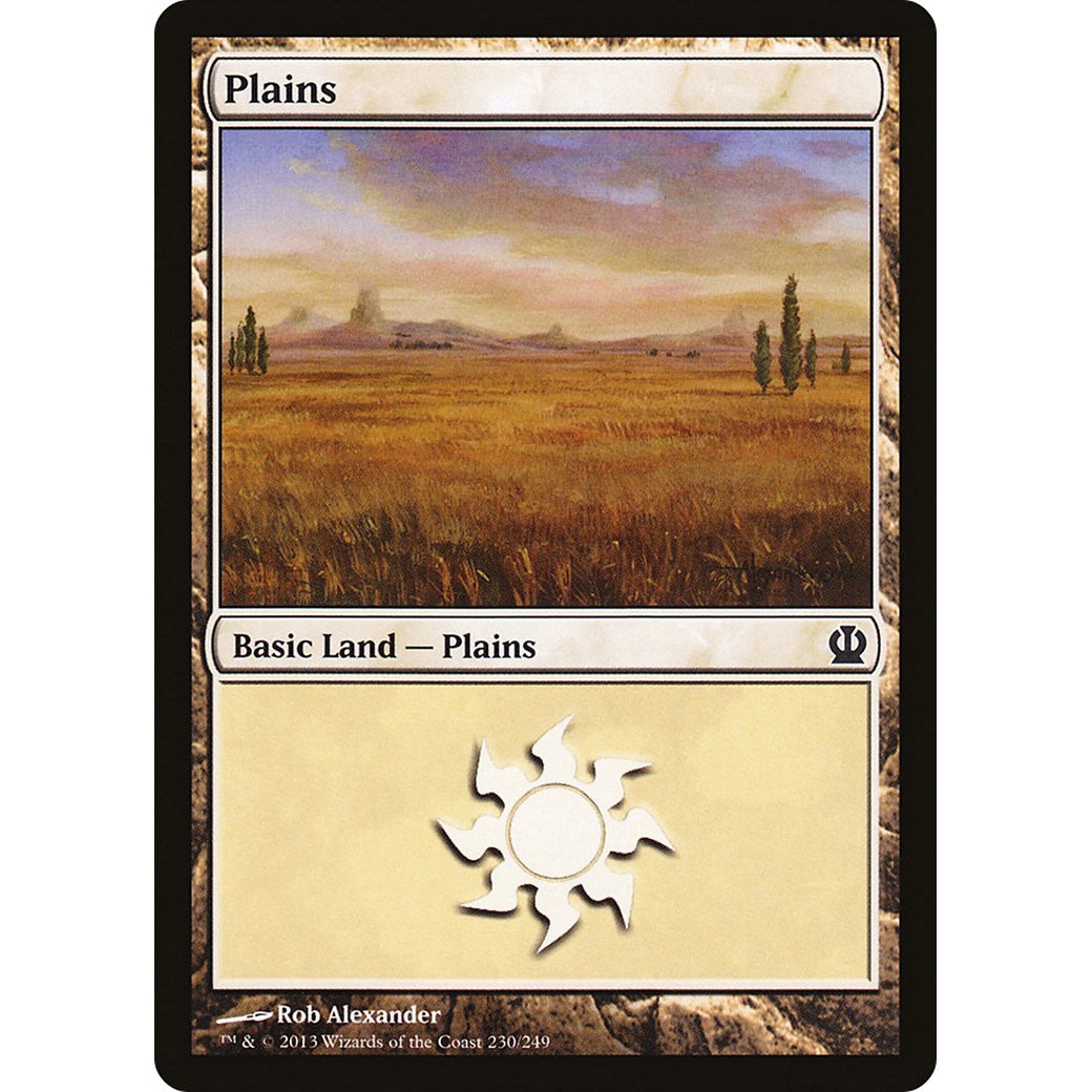 Plains (230) (THS-230) - Theros Foil