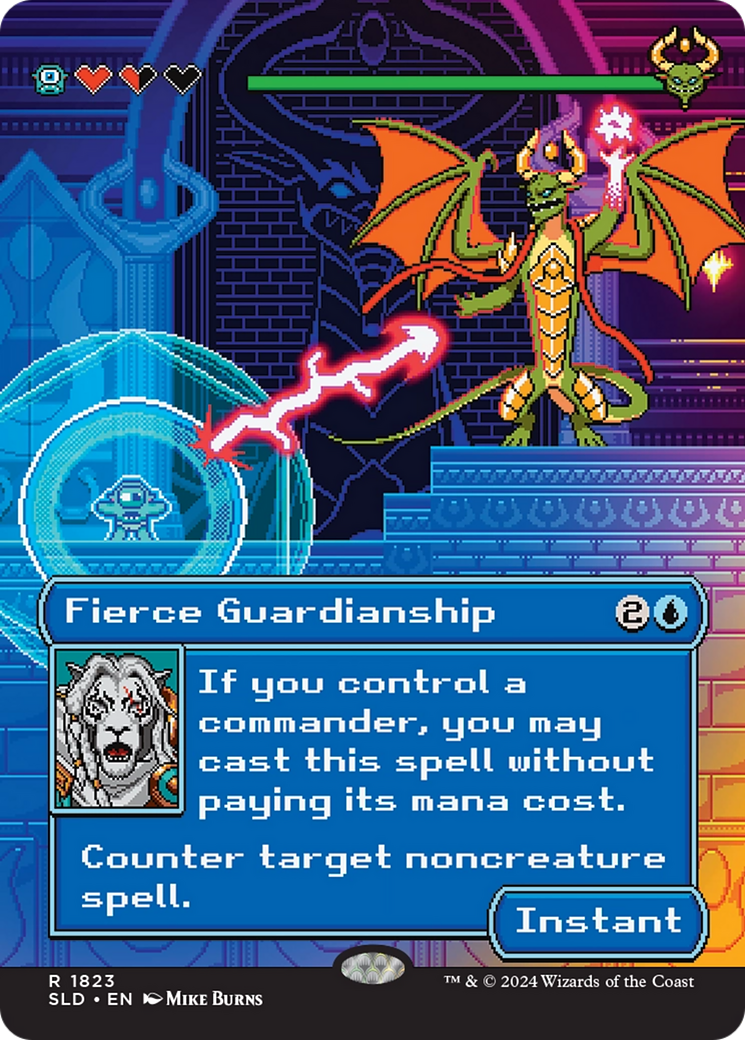 Fierce Guardianship (SLD-1823) - Secret Lair Drop (Borderless)