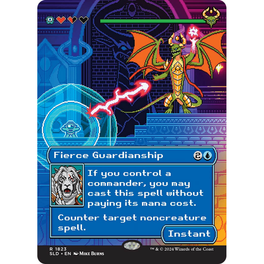 Fierce Guardianship (SLD-1823) - Secret Lair Drop (Borderless)
