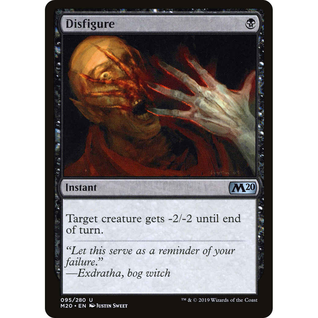 Disfigure (M20-095) - Core Set 2020 Foil
