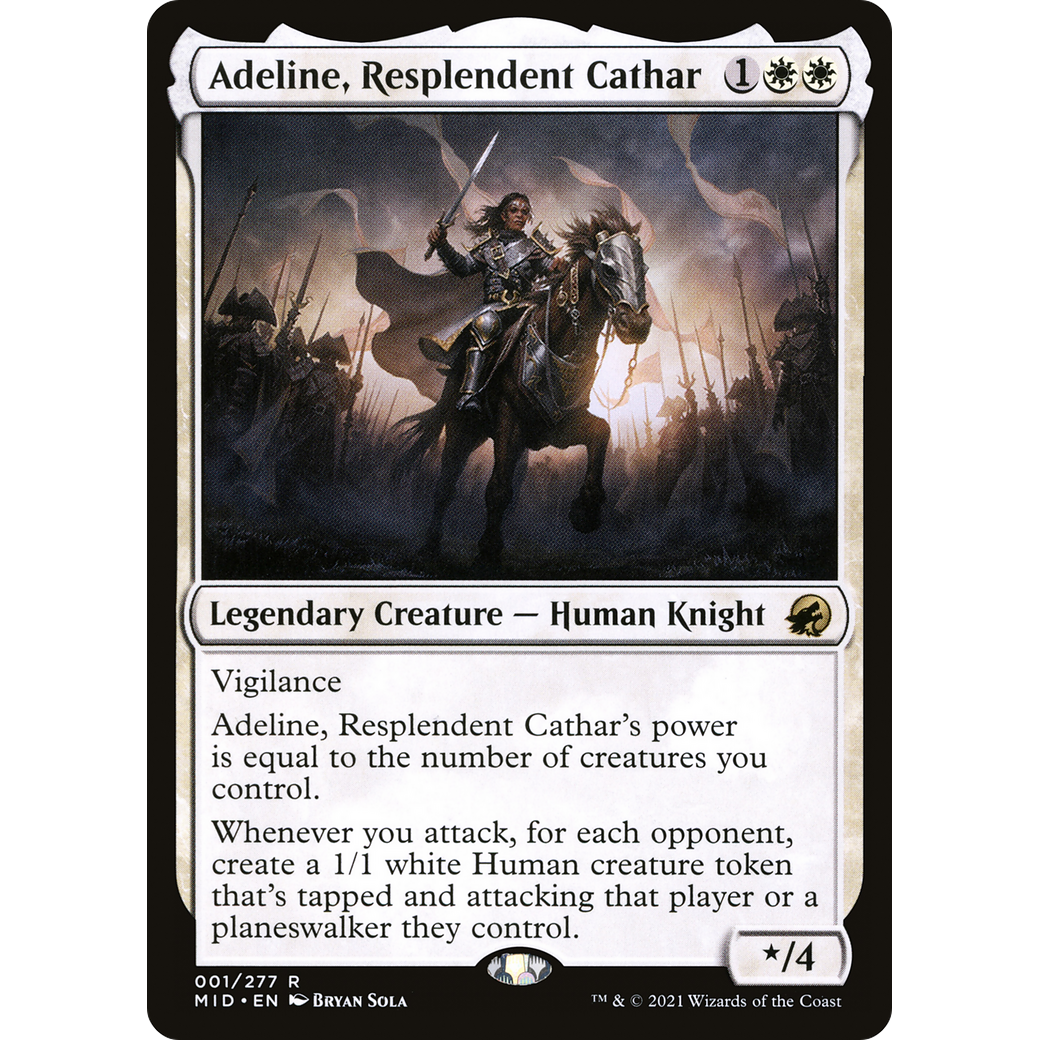 Adeline, Resplendent Cathar (MID-001) - Innistrad: Midnight Hunt