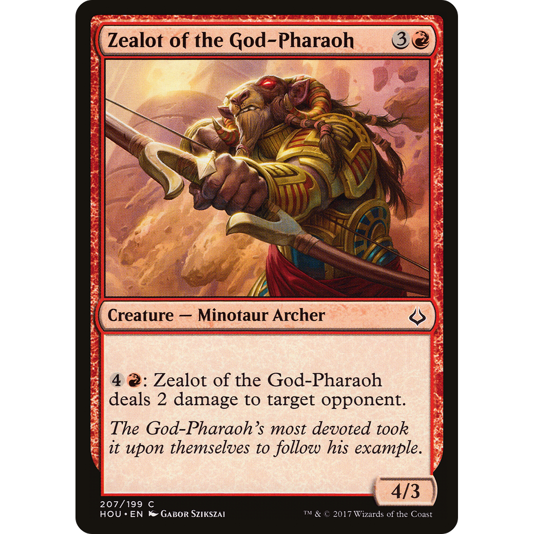 Zealot of the God-Pharaoh (HOU-207) - Hour of Devastation
