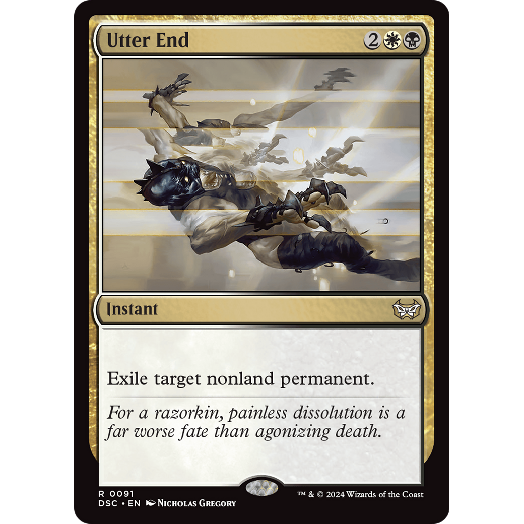 Utter End (DSC-091) - Duskmourn: House of Horror Commander