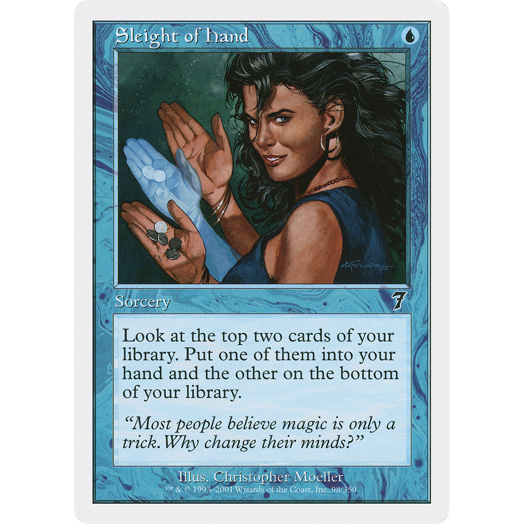 Sleight of Hand (7ED-098) - 7th Edition Foil