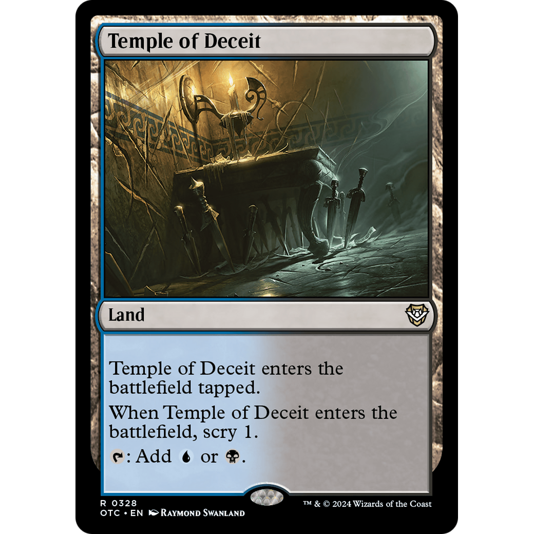 Temple of Deceit (OTC-328) - Outlaws of Thunder Junction Commander