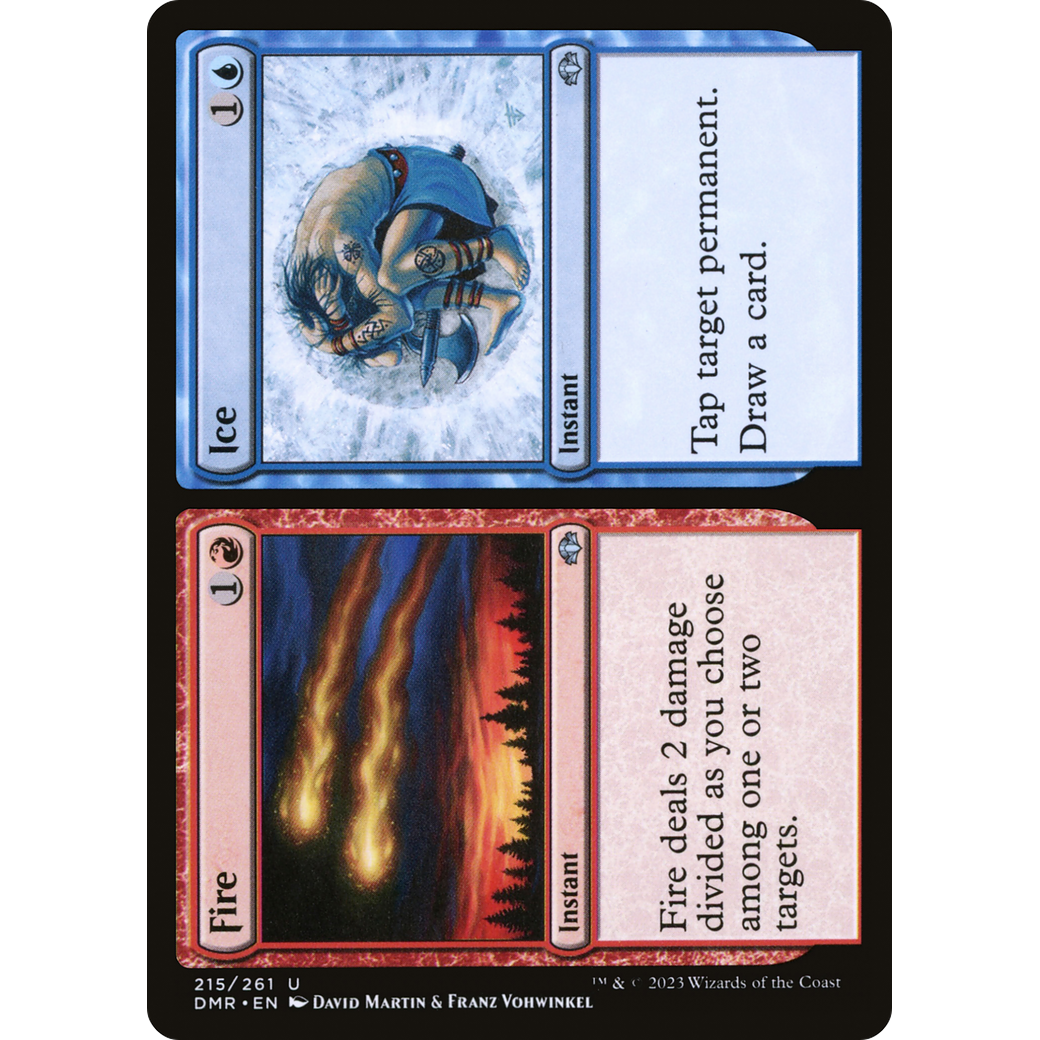 Fire // Ice (DMR-215) - Dominaria Remastered Foil