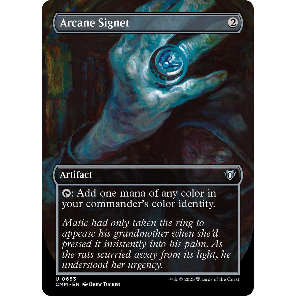Arcane Signet (CMM-653) - Commander Masters (Borderless) Foil