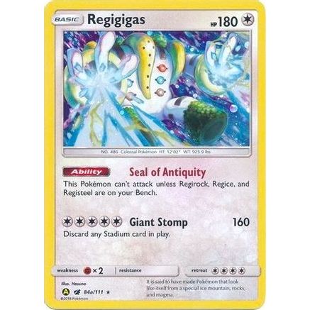 Regigigas - 84a/111 84a/111 - Alternate Art Promos Holofoil