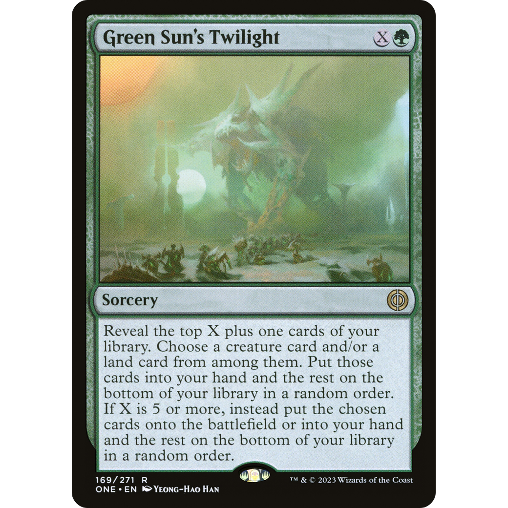 Green Sun's Twilight (ONE-169) - Phyrexia: All Will Be One