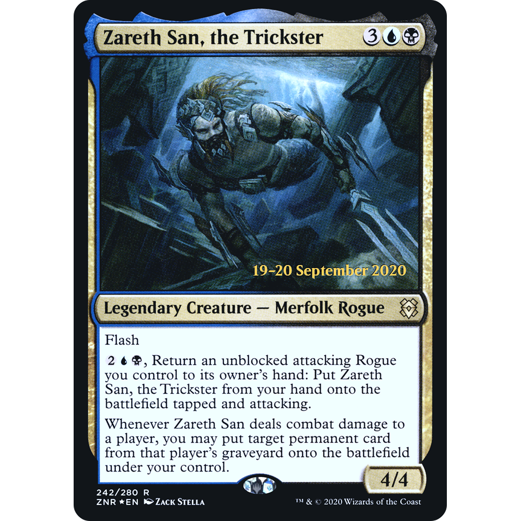 Zareth San, the Trickster (PRE-242) - Zendikar Rising Promos Foil