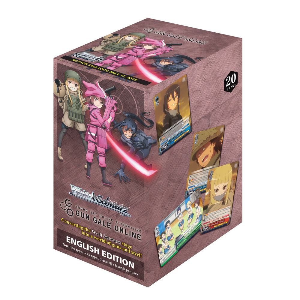 Weiss Schwarz: Sword Art Online Alternative: Gun Gale Online Booster Box (Reprint) (Pre-Order Expected Release: 10/03/2025)