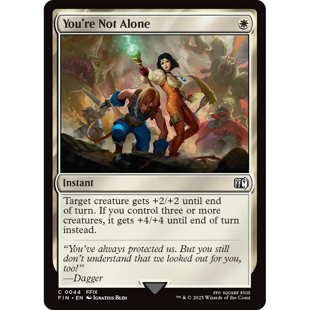 You're Not Alone (FIN-044) - FINAL FANTASY Foil