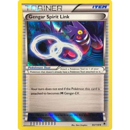 Gengar Spirit Link - 95/119 (Alternate Holo) (Gamestop Exclusive) 95 - Miscellaneous Cards & Products Holofoil