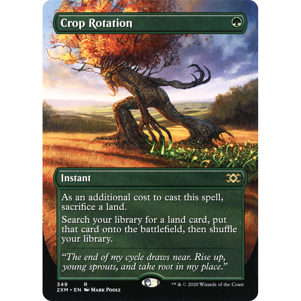 Crop Rotation (Borderless) (2XM-349) - Double Masters (Borderless) Foil