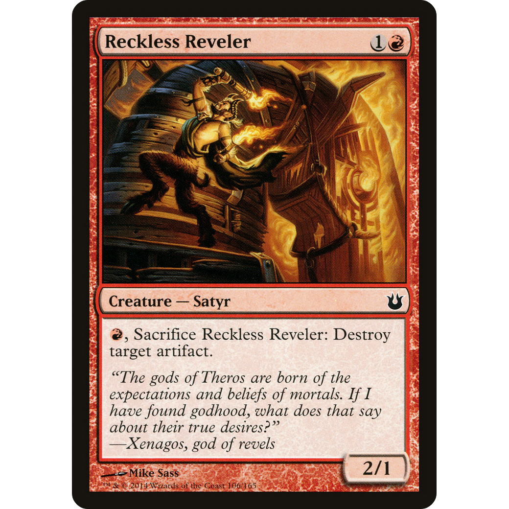Reckless Reveler (BNG-106) - Born of the Gods Foil