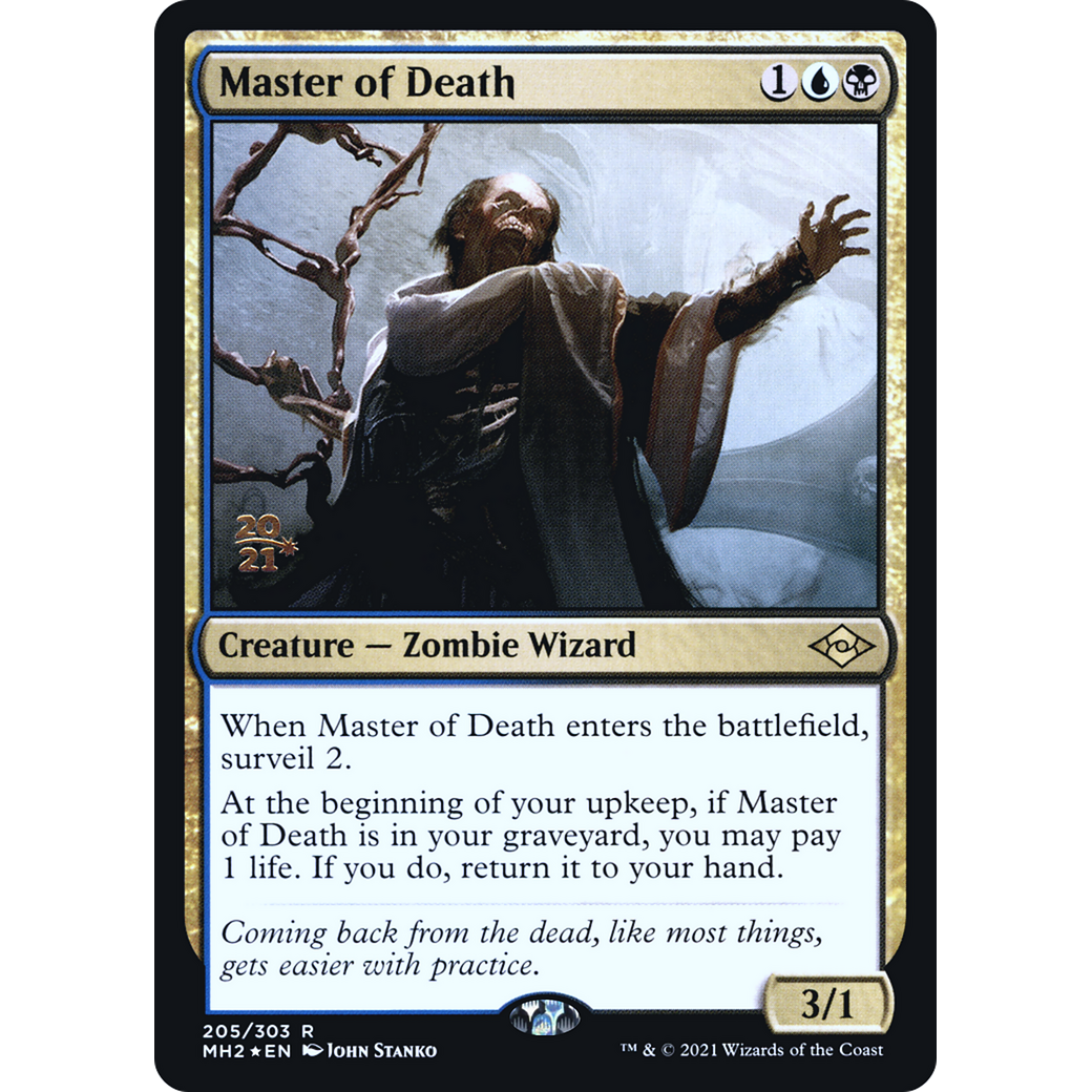 Master of Death (PRE-205) - Modern Horizons 2 Promos Foil