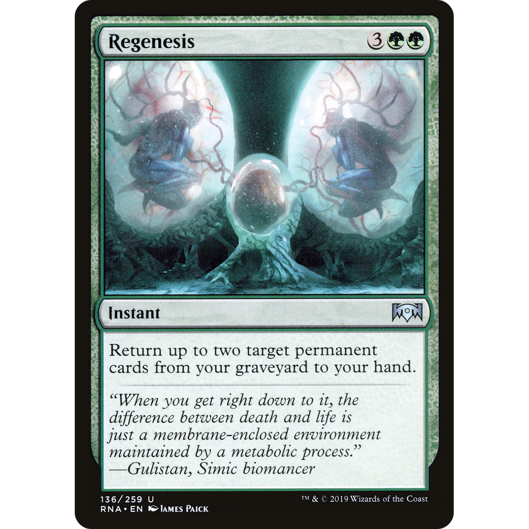 Regenesis (RNA-136) - Ravnica Allegiance