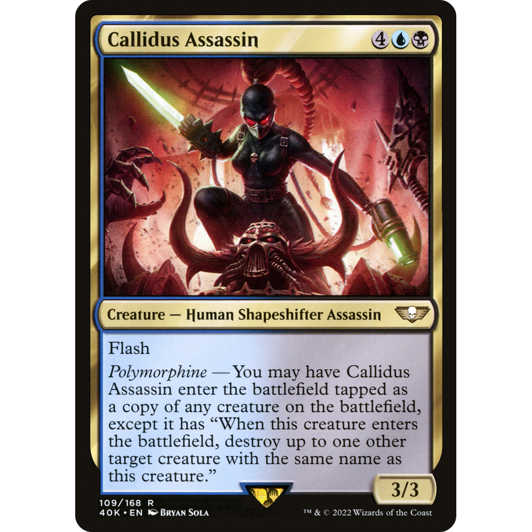 Callidus Assassin (40K-109) - Warhammer 40,000 Commander