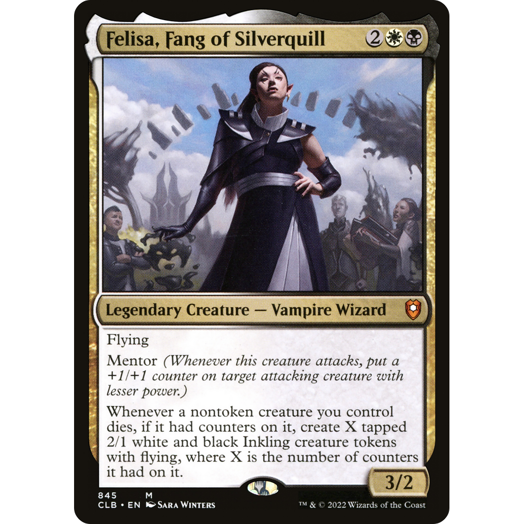 Felisa, Fang of Silverquill (CLB-845) - Commander Legends: Battle for Baldur's Gate