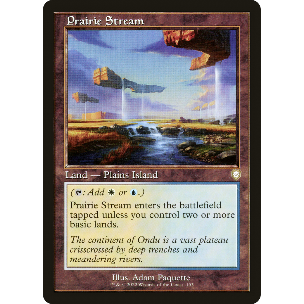 Prairie Stream (Retro Frame) (BRC-193) - The Brothers' War Commander