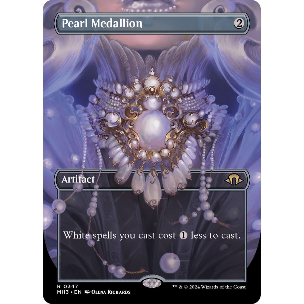 Pearl Medallion (MH3-347) - Modern Horizons 3 (Borderless) Foil