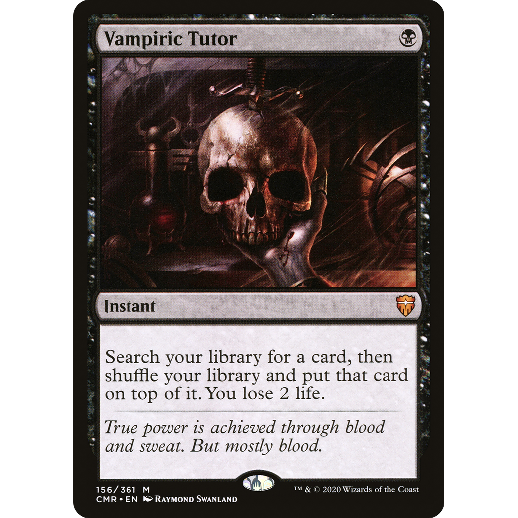 Vampiric Tutor (CMR-156) - Commander Legends Foil