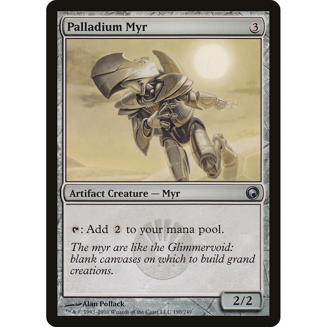 Palladium Myr (SOM-190) - Scars of Mirrodin