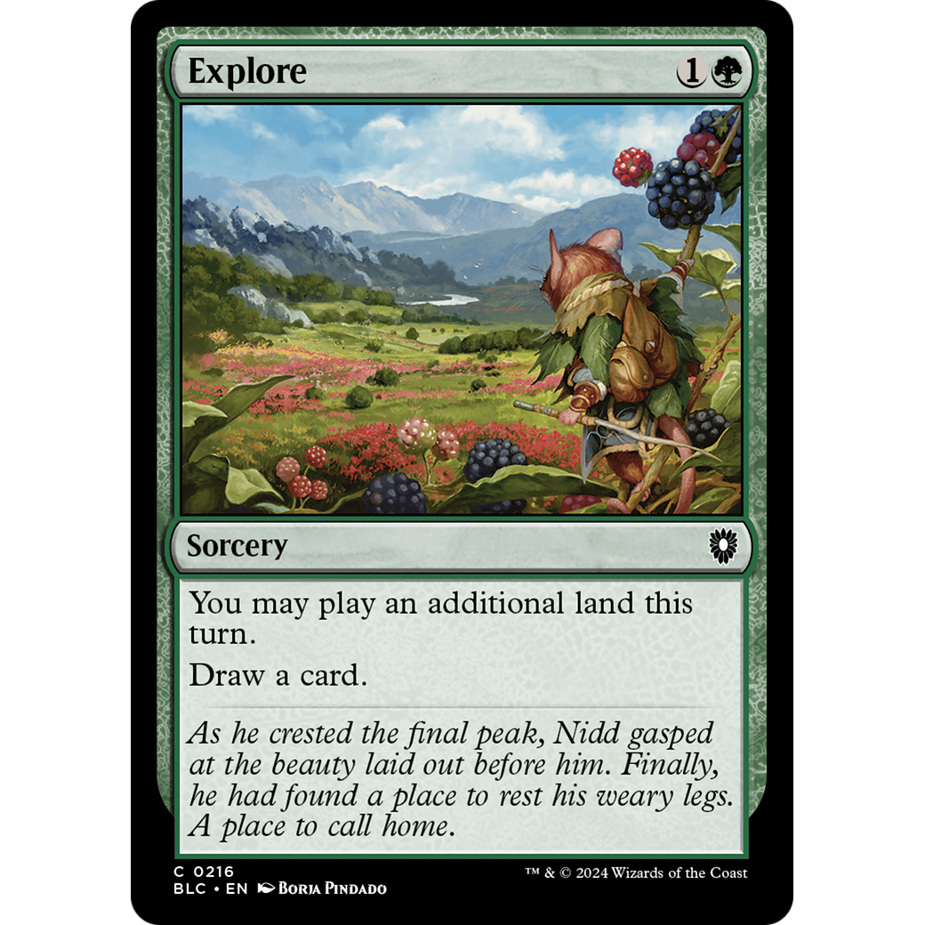 Explore (BLC-216) - Bloomburrow Commander