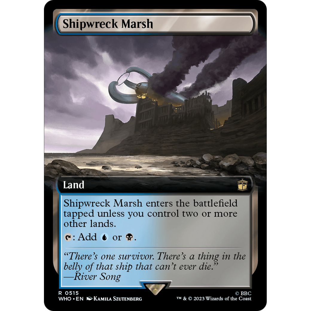 Shipwreck Marsh (Extended Art) (WHO-515) - Doctor Who: (Extended Art)