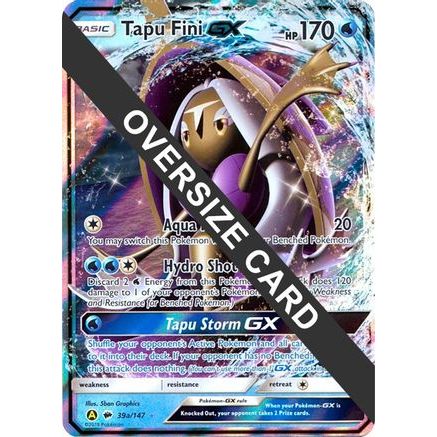 Tapu Fini GX - 39a/147 39a - Jumbo Cards Holofoil