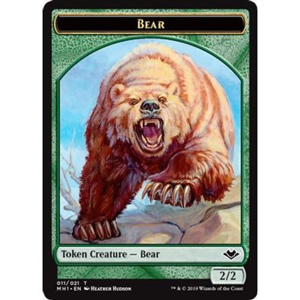 Bear Token (MH1-011) - Modern Horizons Foil