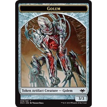 Golem Token (MH1-018) - Modern Horizons Foil