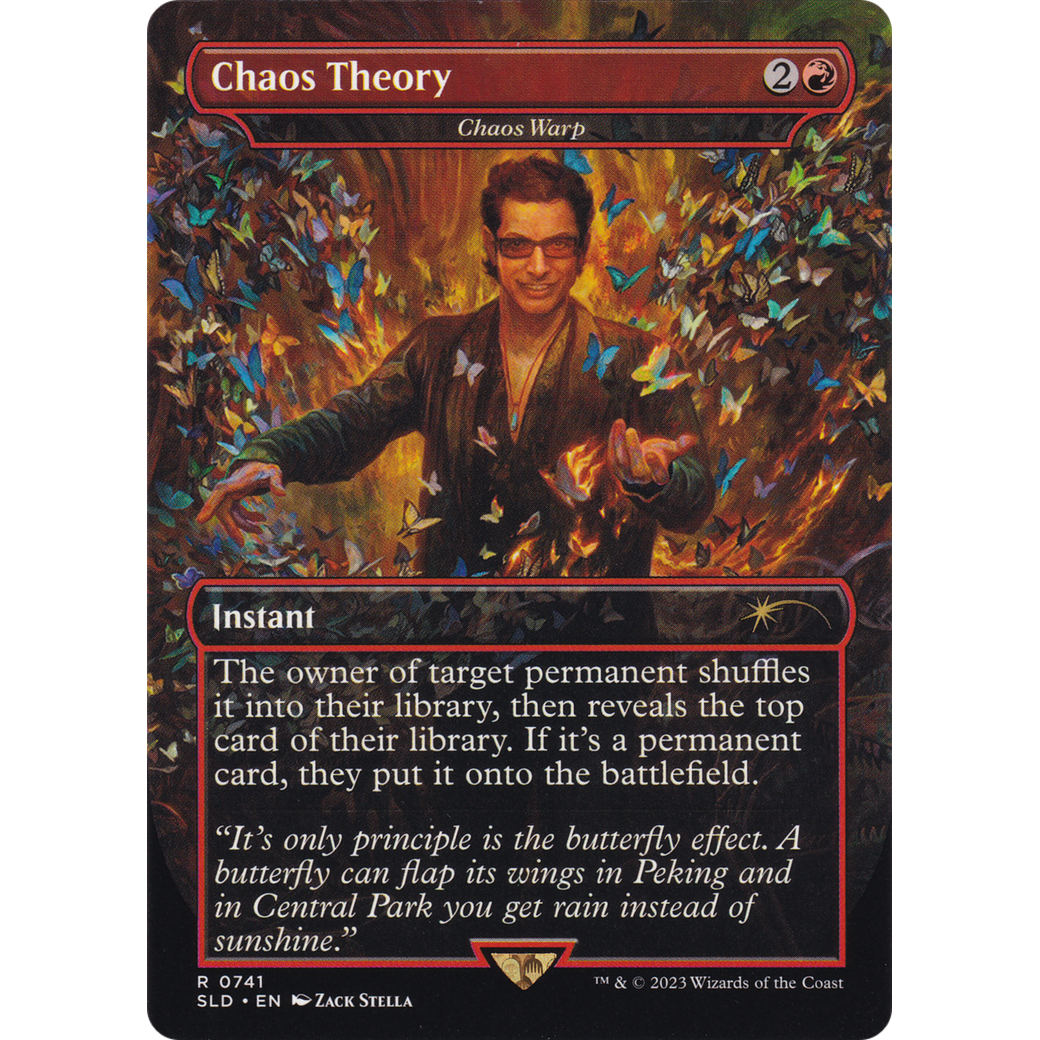 Chaos Theory - Chaos Warp (SLD-741) - Secret Lair Drop / Chaos Theory (Borderless)