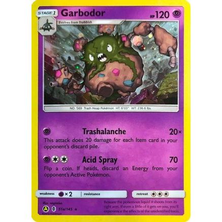 Garbodor - 51a/145 (Cosmos Holo) 51a/145 - Alternate Art Promos Holofoil