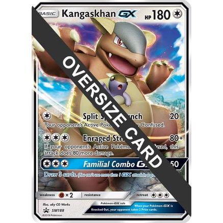 Kangaskhan GX - SM188 (SM Black Star Promo) SM188 - Jumbo Cards Holofoil