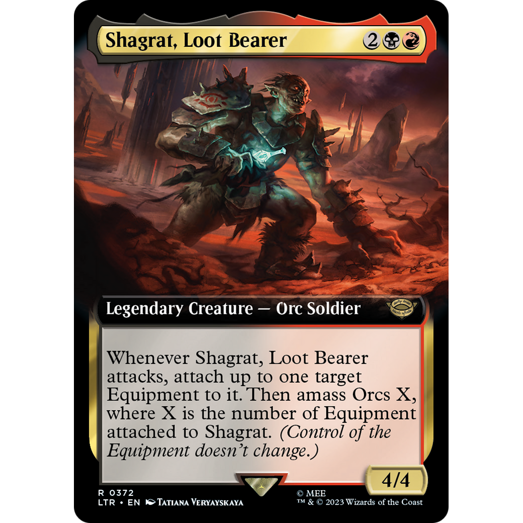 Shagrat, Loot Bearer (LTR-372) - The Lord of the Rings: Tales of Middle-earth: (Extended Art)