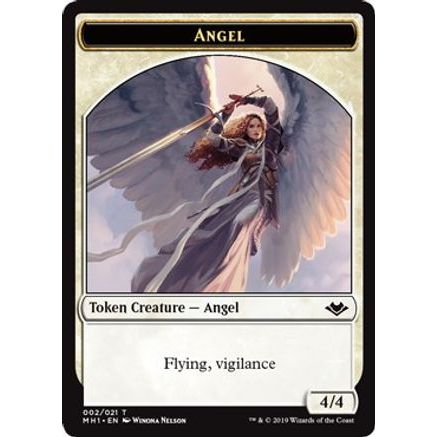 Angel // Zombie Double-Sided Token (MH1-2 // 7) - Modern Horizons