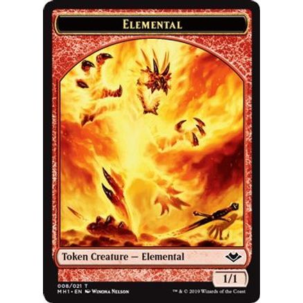Elemental (008) // Construct Double-Sided Token (MH1-8 // 17) - Modern Horizons