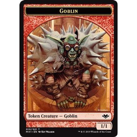 Goblin // Construct Double-Sided Token (MH1-10 // 17) - Modern Horizons