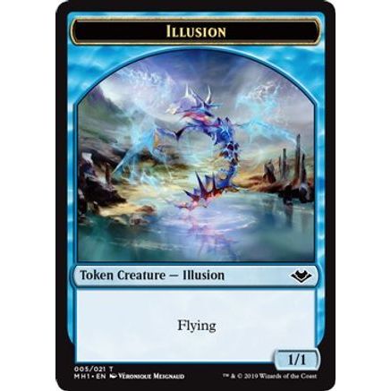 Illusion // Marit Lage Double-Sided Token (MH1-5 // 6) - Modern Horizons