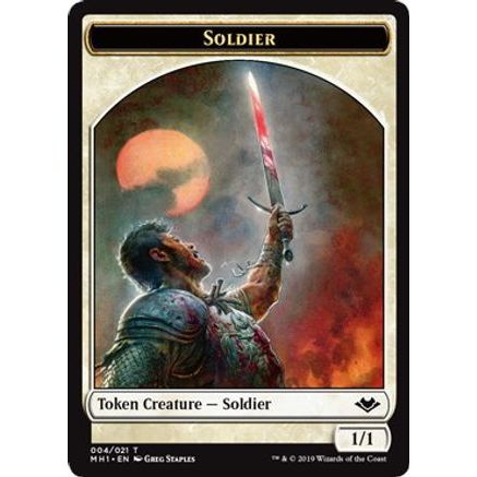 Soldier // Marit Lage Double-Sided Token (MH1-4 // 6) - Modern Horizons