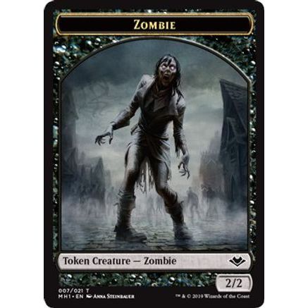 Zombie // Squirrel Double-Sided Token (MH1-7 // 15) - Modern Horizons